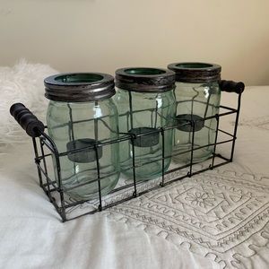Mason Jar Tealight rack